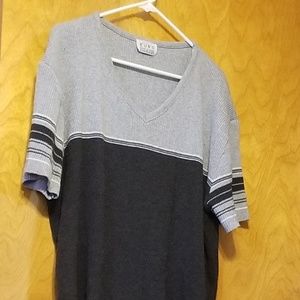 COPY - Black/Gray Sweater with sporty white stripe